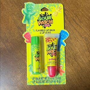 Sour Patch Kids Lip Balm & Lip Gloss Set